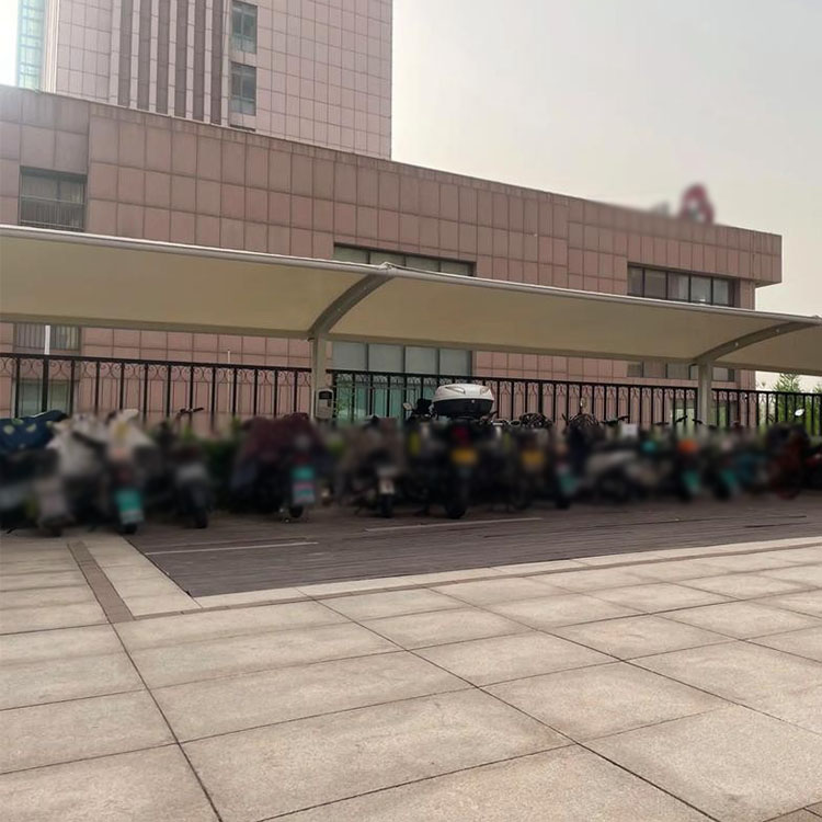 梨树县膜结构电动车棚